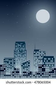 night town background