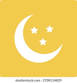 Icono de Vector nocturno. Se puede utilizar para aplicaciones de impresión, móviles y de Web.