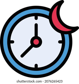 Nachtvektorgrafik auf transparentem Hintergrund. Symbole in Premium-Qualität. Schlagt das Vektorsymbol für Konzept und Grafikdesign.