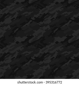 Night Version Of Digital Camouflage.
Seamless pattern.