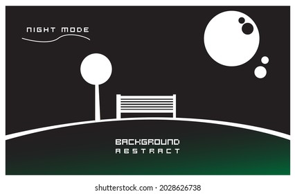 Night view background. vector illustration design
