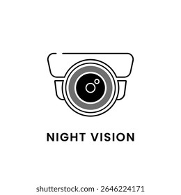 night vision icon or night vision symbol vector isolated. Best night vision icon vector for mobile apps, websites, design element and more.
