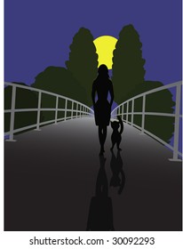 caminata nocturna