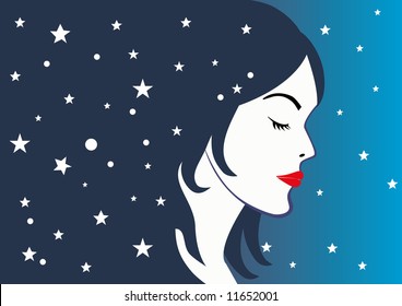 Night and women.