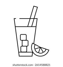 nightcap drink sleep night line icon vector. nightcap drink sleep night sign. isolated contour symbol black illustration
