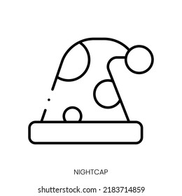 icono de la copa. Signo de estilo lineal aislado en fondo blanco. Ilustración del vector