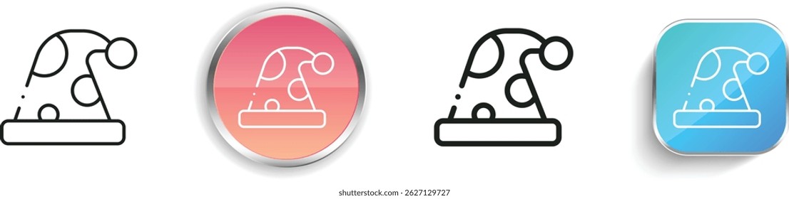 nightcap icon. Thin Linear, Regular and Button Style Design Isolated On White Background
