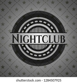 Nightclub black emblem