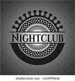 Nightclub dark icon or emblem