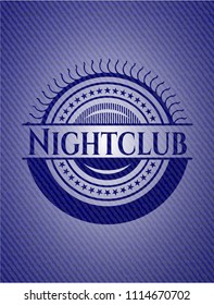 Nightclub denim background