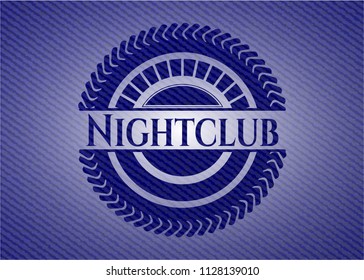 Nightclub denim background