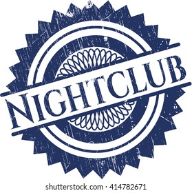 Nightclub rubber grunge seal