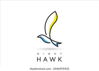 Nighthawk logo with minimalistic design.