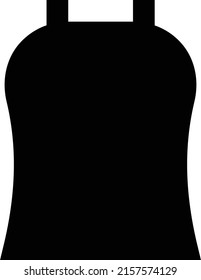 Nightie Vektorgrafik auf transparentem Hintergrund.Hochwertige Symbole.Glyphen Vektorsymbol für Konzept und Grafikdesign.