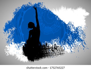 Nightlife and disco concept. Illustration ready for banner or poster