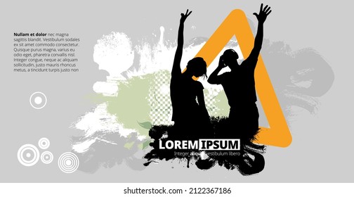 Nightlife and music festival concept. Vector illustration ready for banner or poster