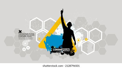 Nightlife and music festival concept. Vector illustration ready for banner or poster