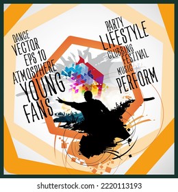 Nightlife and music festival concept. Vector illustration ready for banner or poster