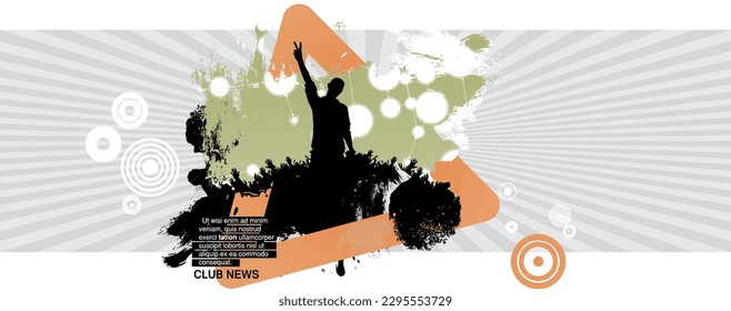 Nightlife and music festival concept. Vector illustration ready for banner or poster