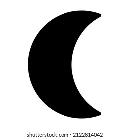 Nightlight round icon isolated vector illustration on white background. High quality black style vector icons