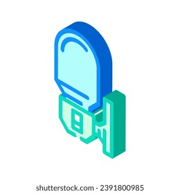 nightlight sleep night isometric icon vector. nightlight sleep night sign. isolated symbol illustration