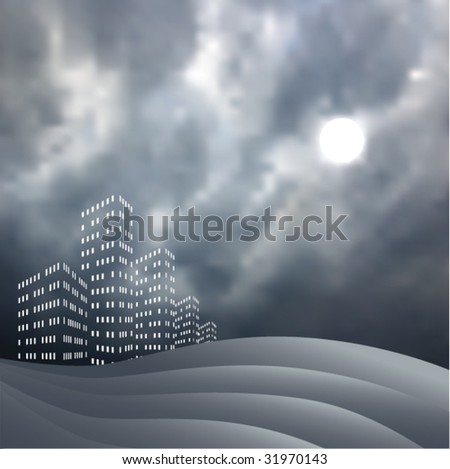 Similar – Image, Stock Photo Sahara weather over Munich