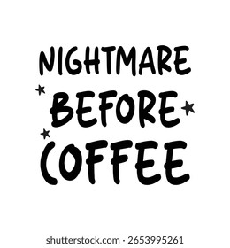 Pesadelo antes do design de camiseta do café da tarde de Halloween