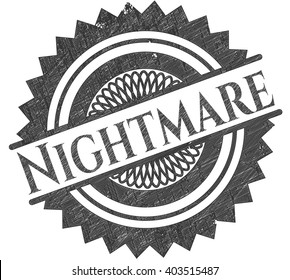 Nightmare drawn in pencil