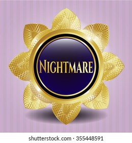 Nightmare gold shiny badge