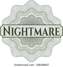 Nightmare money style rosette