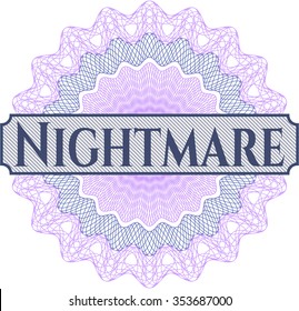 Rosette estilo dinero nocturno