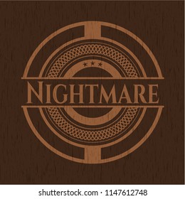 Nightmare wooden signboards