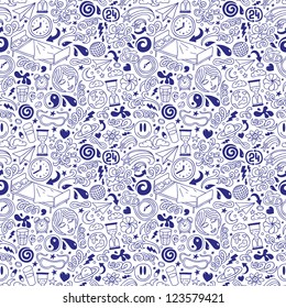 night's sleep - seamless pattern