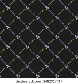 Nightshade Beauty Silhouette Morning Glory Floral can be use for background, template, and apparel design