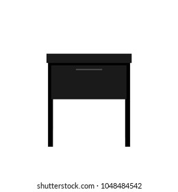Nightstand, bedside table, Table with drawer, a piece of interior, piece of furniture