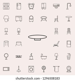 nightstand glyph icon. Furniture icons universal set for web and mobile