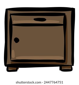 Nightstand - Hand Drawn Doodle Icon