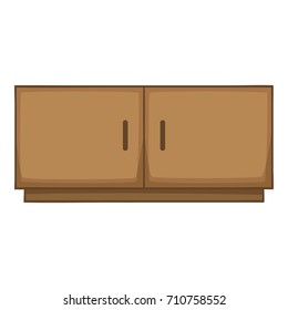 Nightstand icon. Cartoon illustration of nightstand vector icon for web