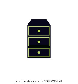 nightstand icon. Element of colored web icon for mobile concept and web apps. Detailed nightstand icon can be used for web and mobile. Premium icon on white background