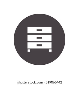 nightstand icon illustration vector, can be used for mobile and web design