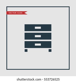nightstand icon illustration vector, can be used for web and mobile