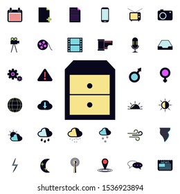 nightstand icon. Universal set of web for website design and development, app development
