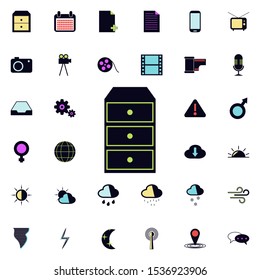 nightstand icon. Universal set of web for website design and development, app development