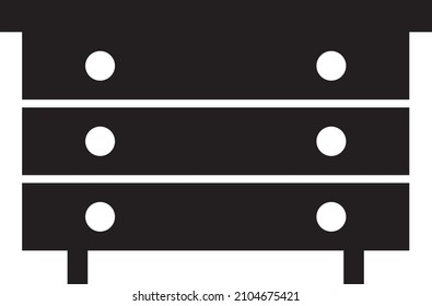 Nightstand icon for web and mobile