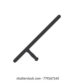 Nightstick icon, vector illustration design. Police collection.