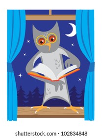 Nighttime Story Owl