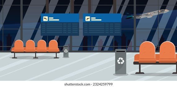 Nachtsichtsaal am Flughafen