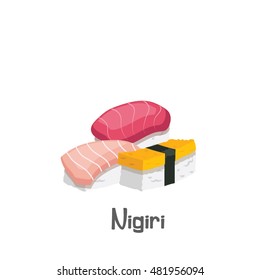 Nigiri fish food