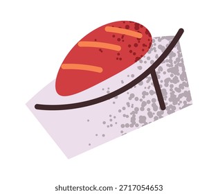 Nigiri sushi with fish slice