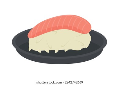 nigiri sushi icon on white background